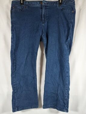 Michael Kors Navy Blue Denim Jeans with Gold Logo